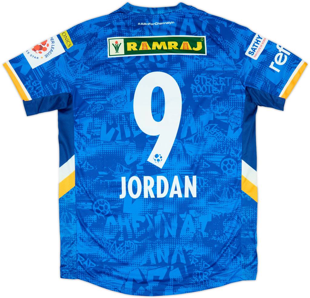 2024-25 Chennaiyin FC Home Shirt Jordan #9 (XL)