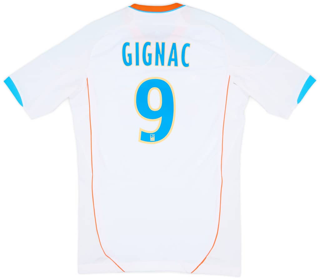 2012-13 Olympique Marseille TechFit Player Issue Home Shirt Gignac #9 - 9/10 - (L)