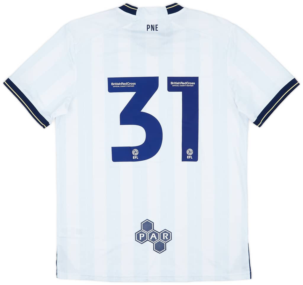 2023-24 Preston North End Match Issue Home Shirt #31