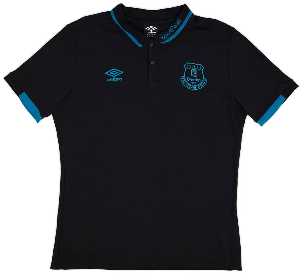 2019-20 Everton Umbro Polo Shirt - 9/10 - (XL)