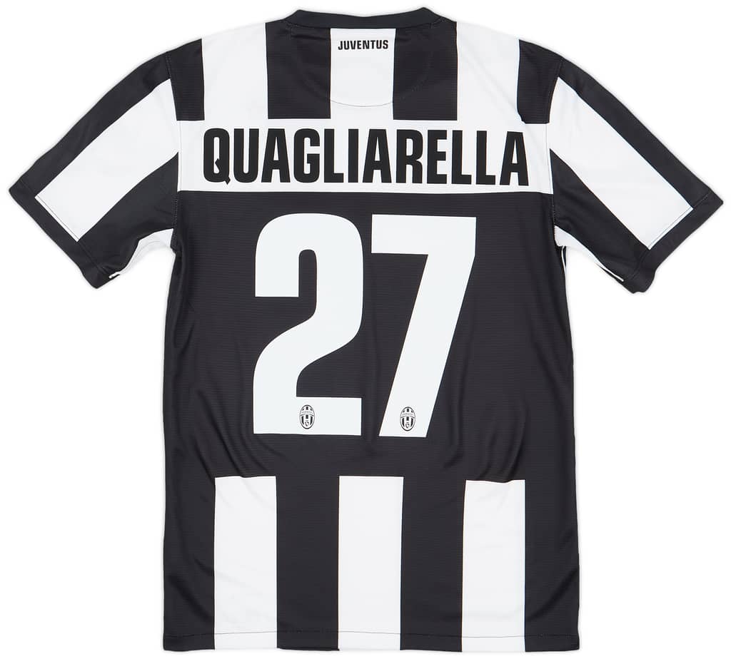 2012-13 Juventus Home Shirt Quagliarella #27 - 8/10 - (S)