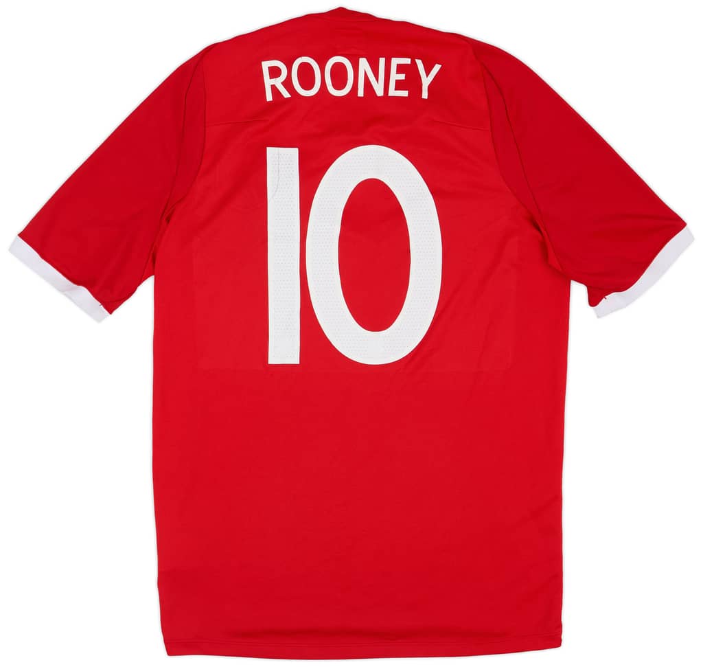 2010-11 England Away Shirt Rooney #10 - 6/10 - (S)