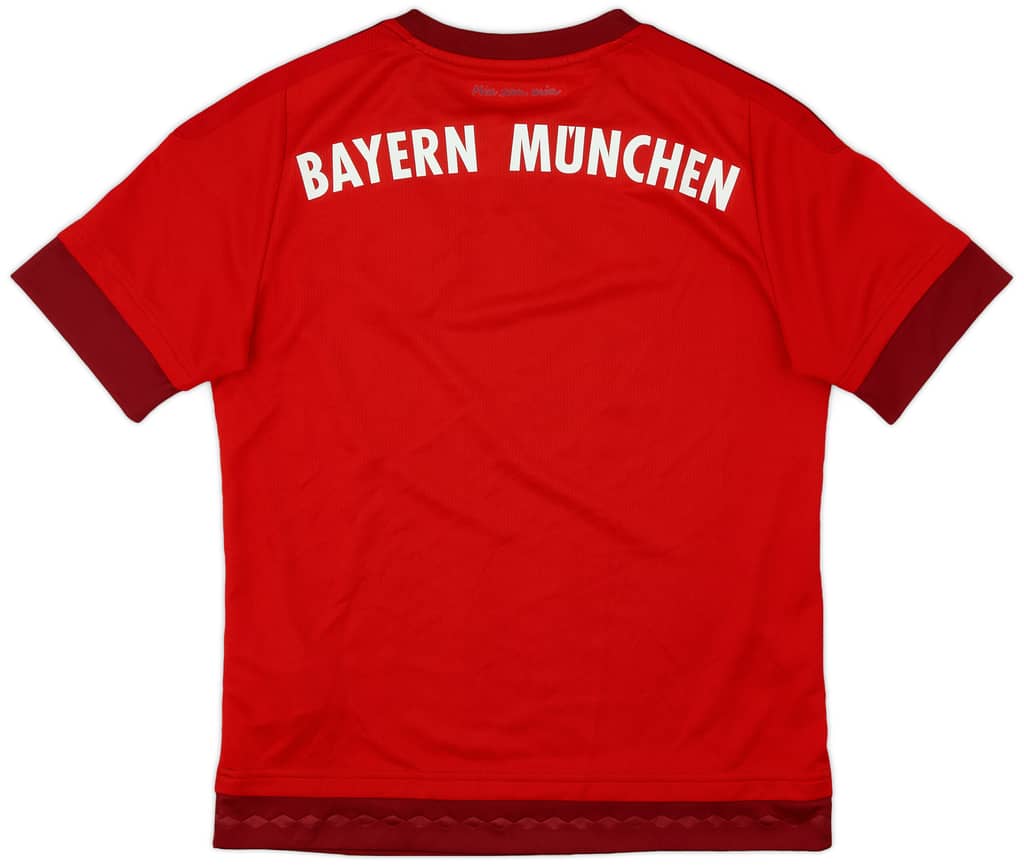2015-16 Bayern Munich Home Shirt - 9/10 - (L.Boys)
