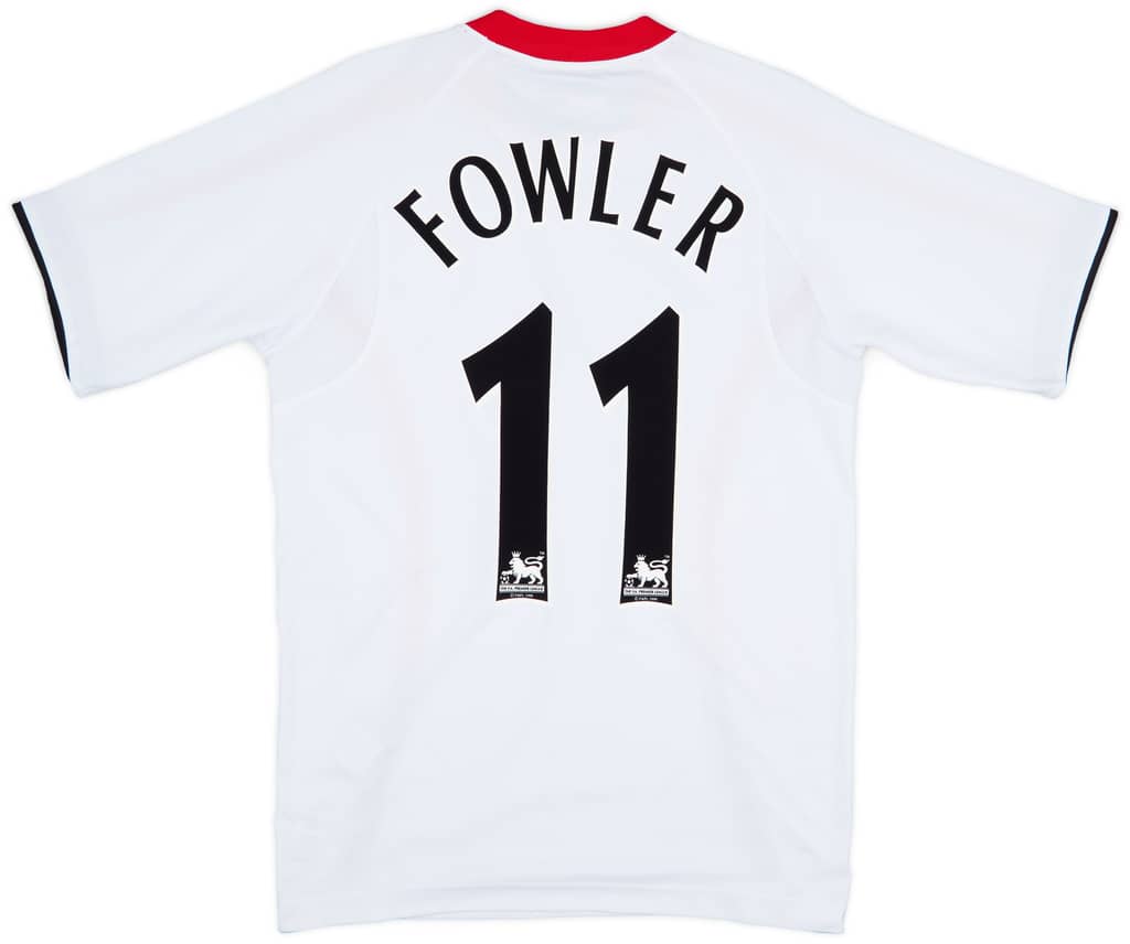 2005-06 Liverpool Away Shirt Fowler #11 - 8/10 - (S)