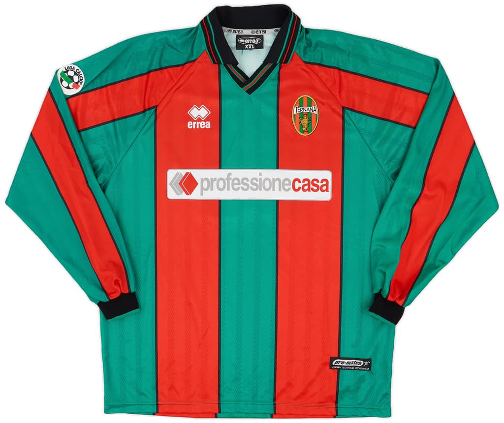 2001-02 Ternana Match Issue Home Shirt Grava #13