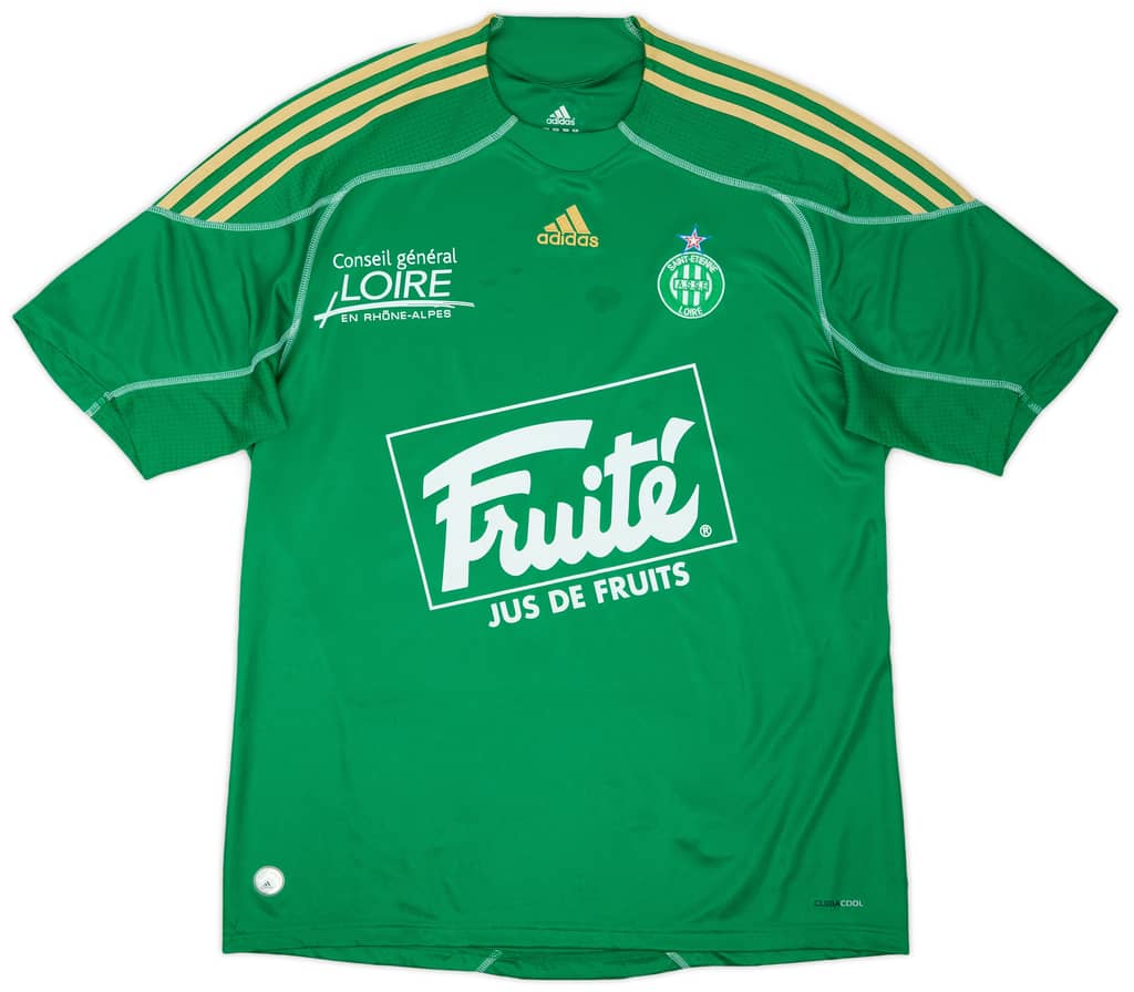 2009-10 Saint Etienne Home Shirt - 7/10 - (XL)