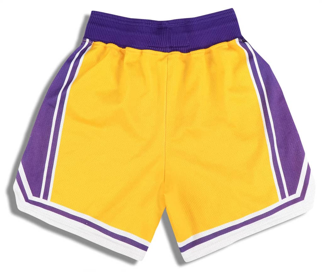 1990s LA Lakers Champion Shorts (Home) XS