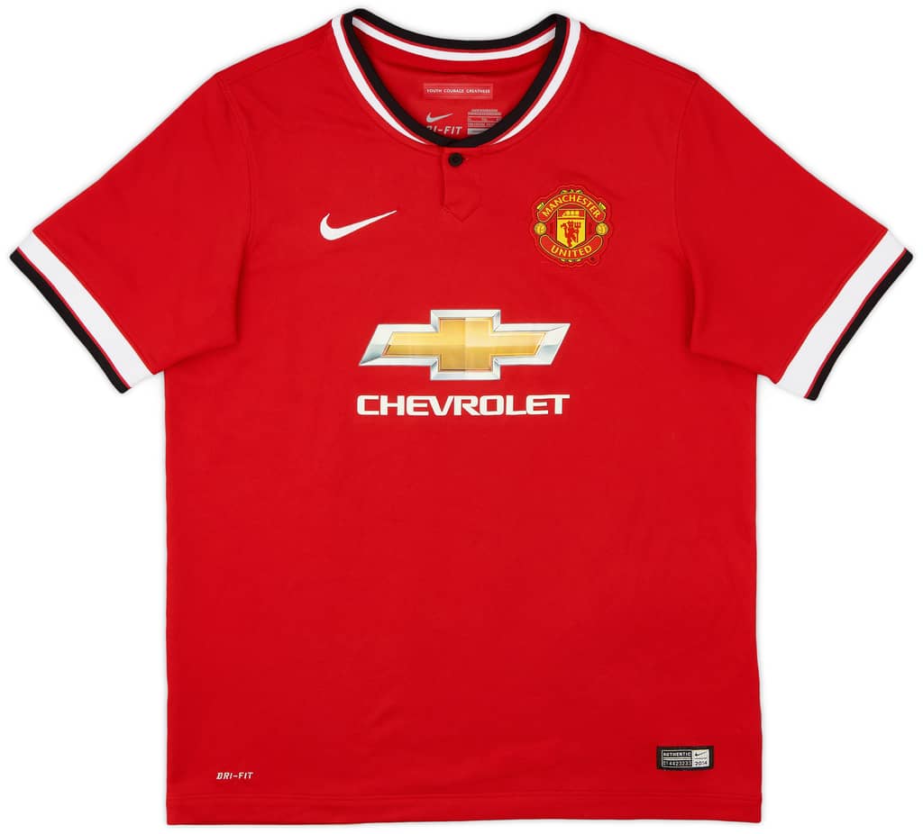 2014-15 Manchester United Home Shirt - 8/10 - (XL.Boys)