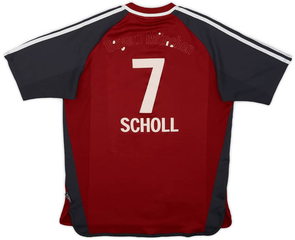 2002-03 Bayern Munich Home Shirt Scholl #7 - 3/10 - (S)
