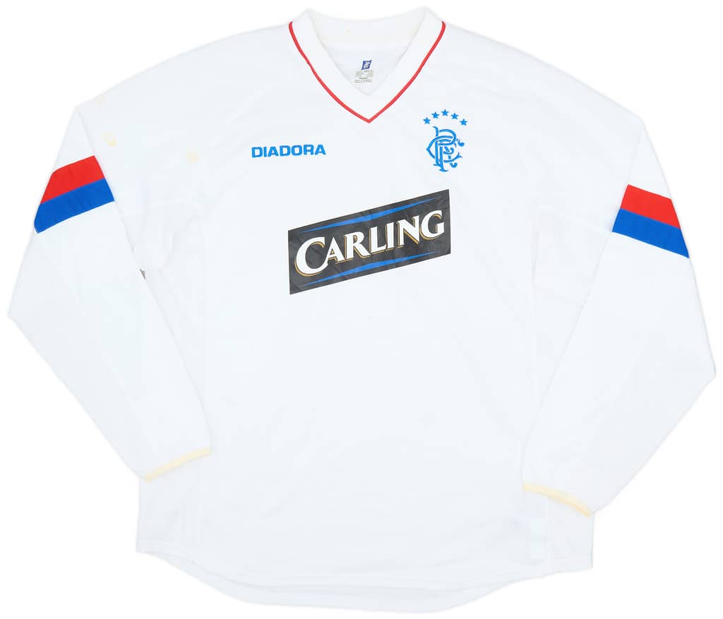 2003-04 Rangers Third L/S Shirt - 6/10 - (L)