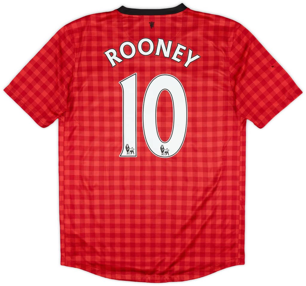 2012-13 Manchester United Home Shirt Rooney #10 - 5/10 - (M)