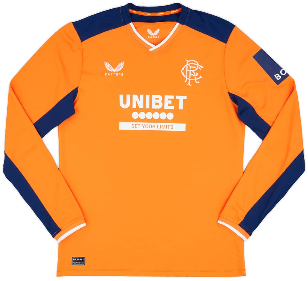 2022-23 Rangers Third L/S Shirt - As New