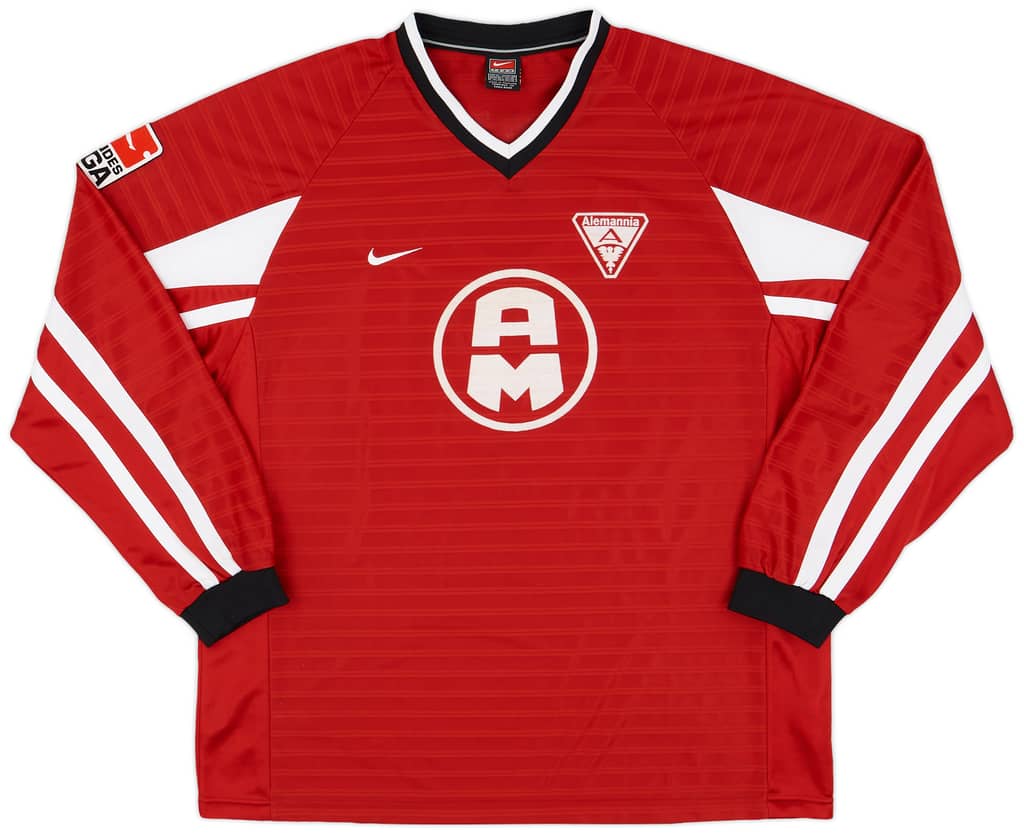 2002-03 Alemannia Aachen Match Issue Away Shirt Donkor #30
