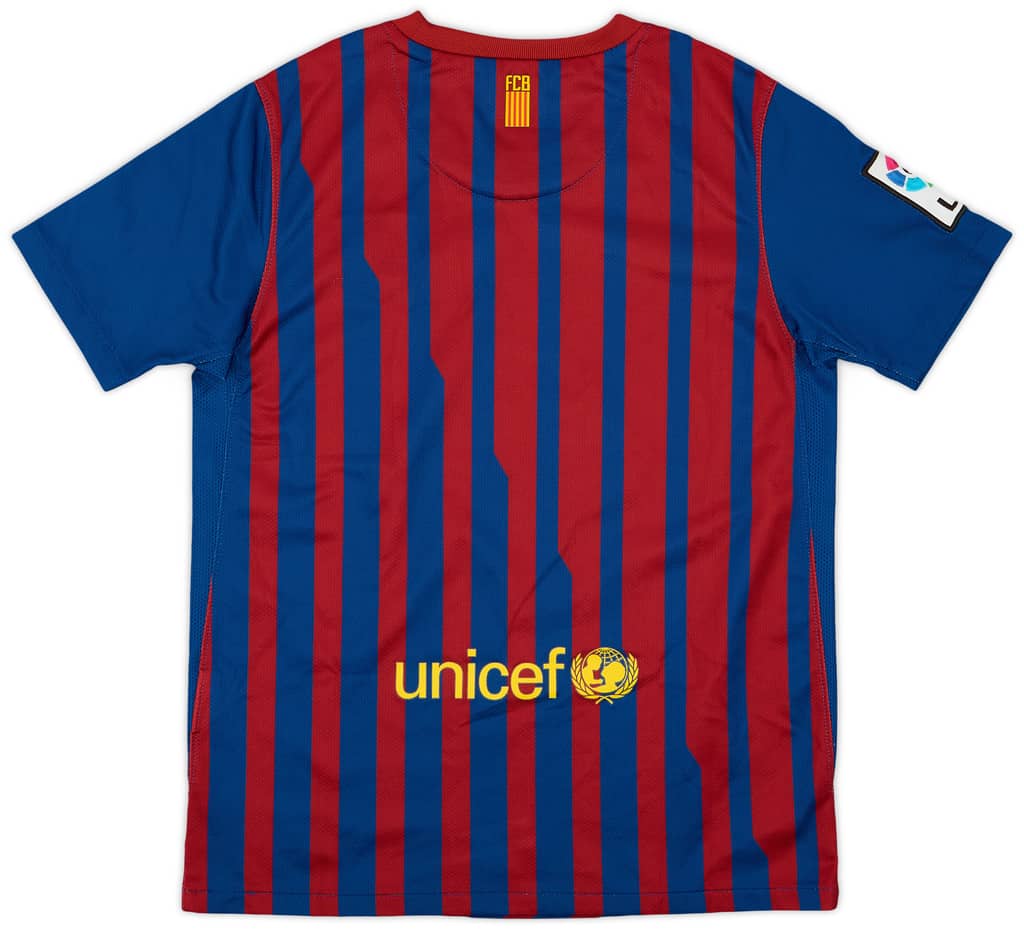 2011-12 Barcelona Home Shirt - 9/10 - (M.Boys)