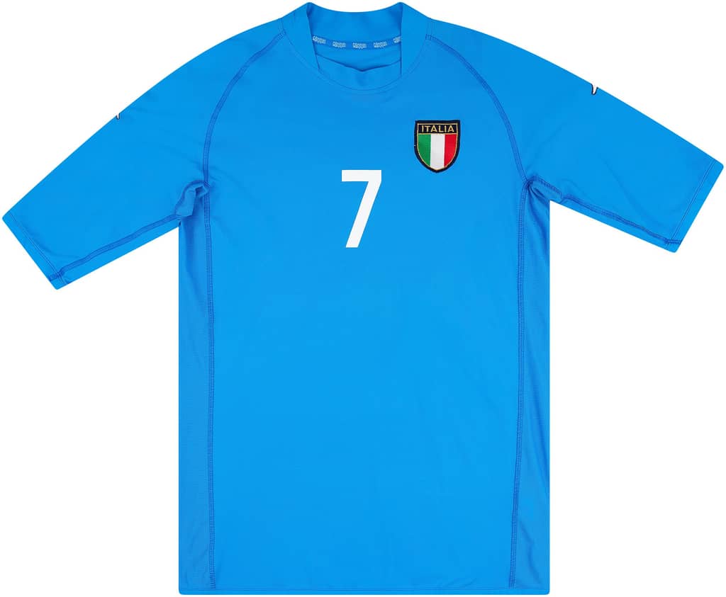 2002 Italy Home Shirt Del Piero #7 - 8/10 - (S)
