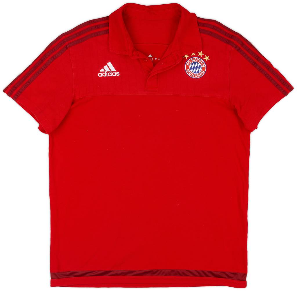 2015-16 Bayern Munich adidas Polo Shirt - 9/10 - (L)