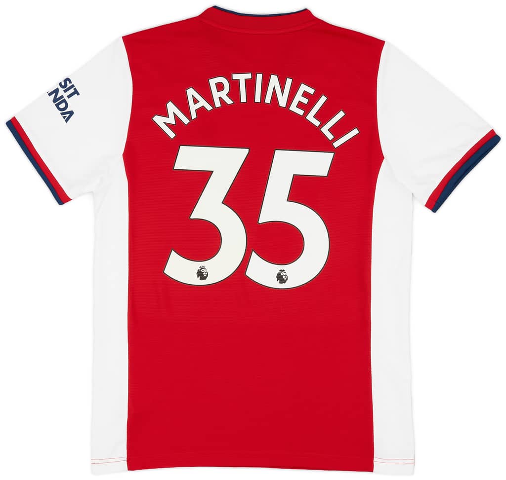 2021-22 Arsenal Home Shirt Martinelli #35 (L)