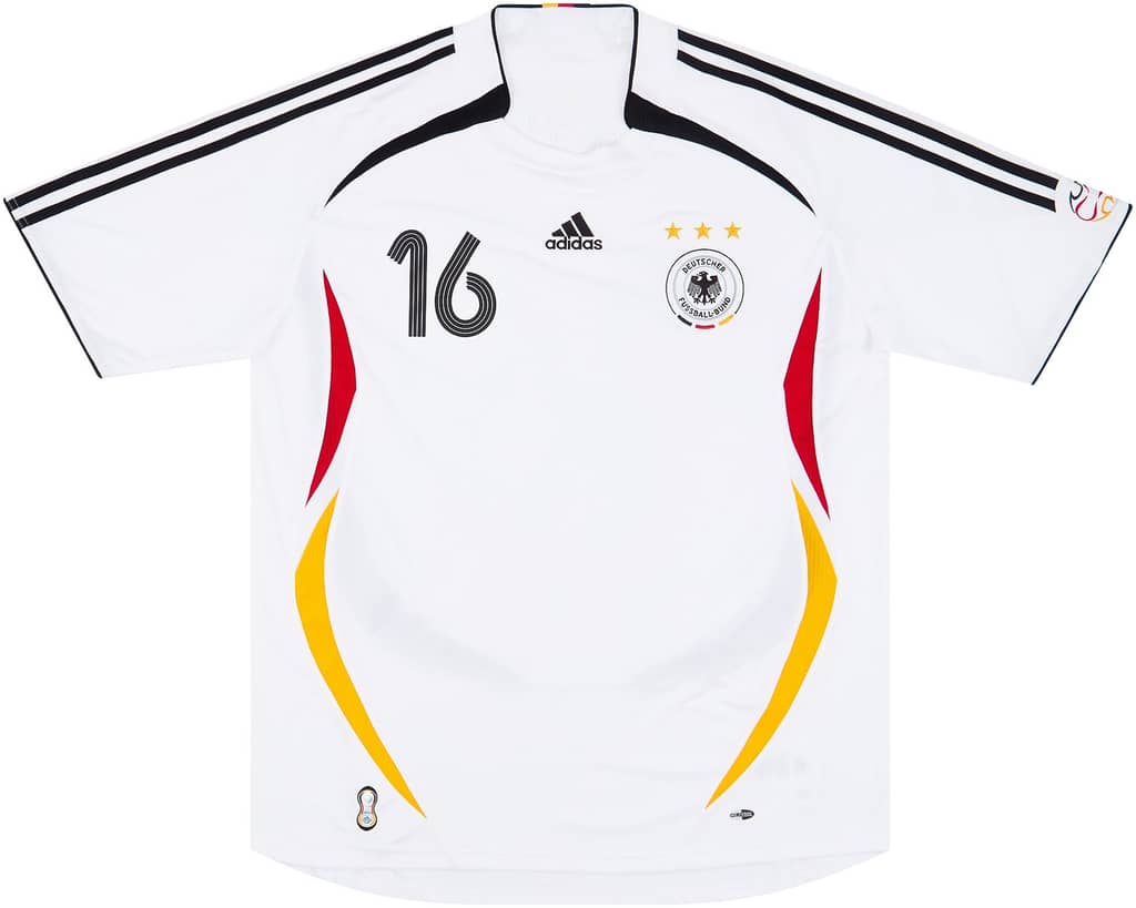 2005-07 Germany Home Shirt Lahm #16 - 6/10 - (S)