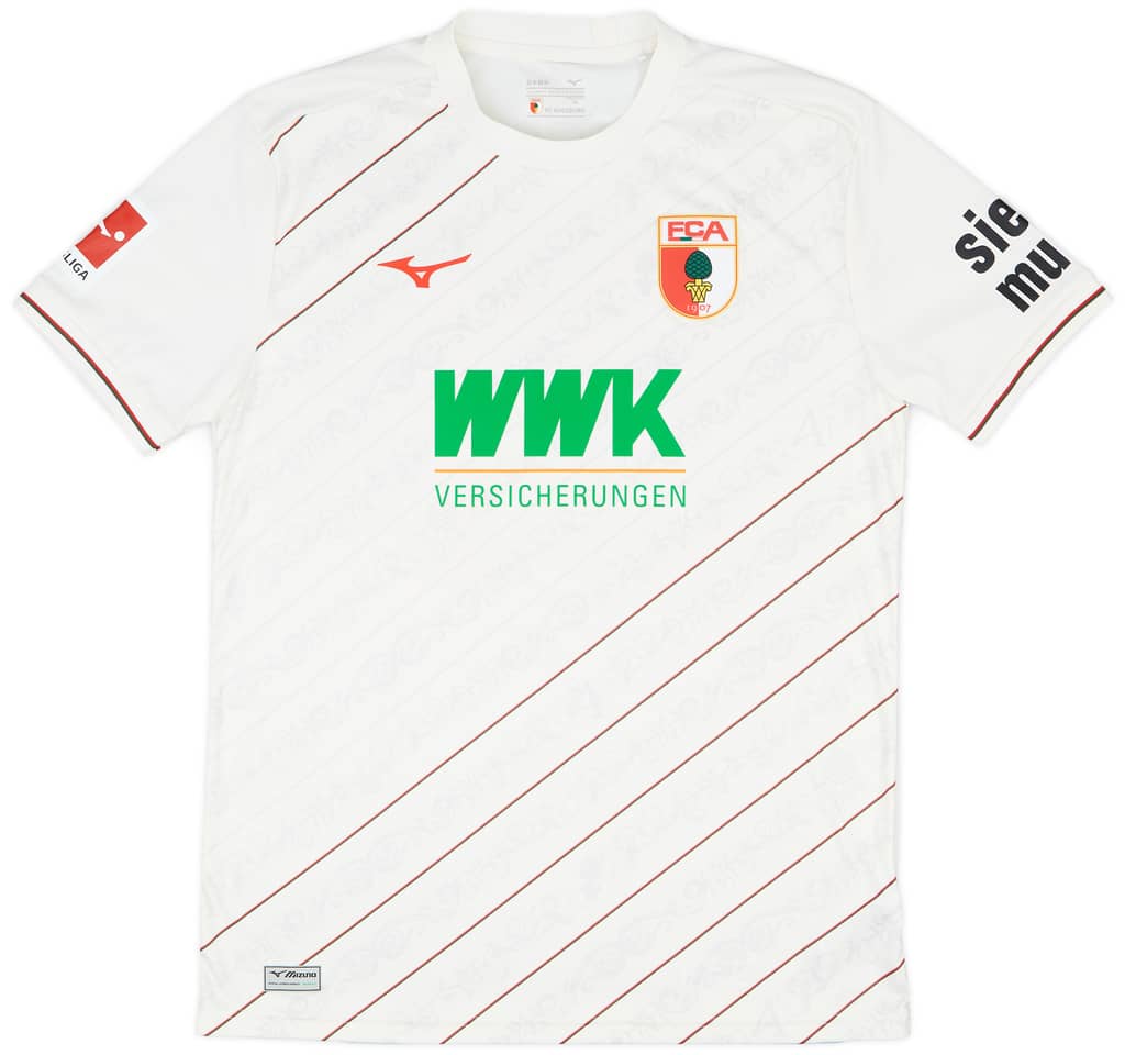 2024-25 Augsburg Match Issue Home Shirt Schlotterbeck #31