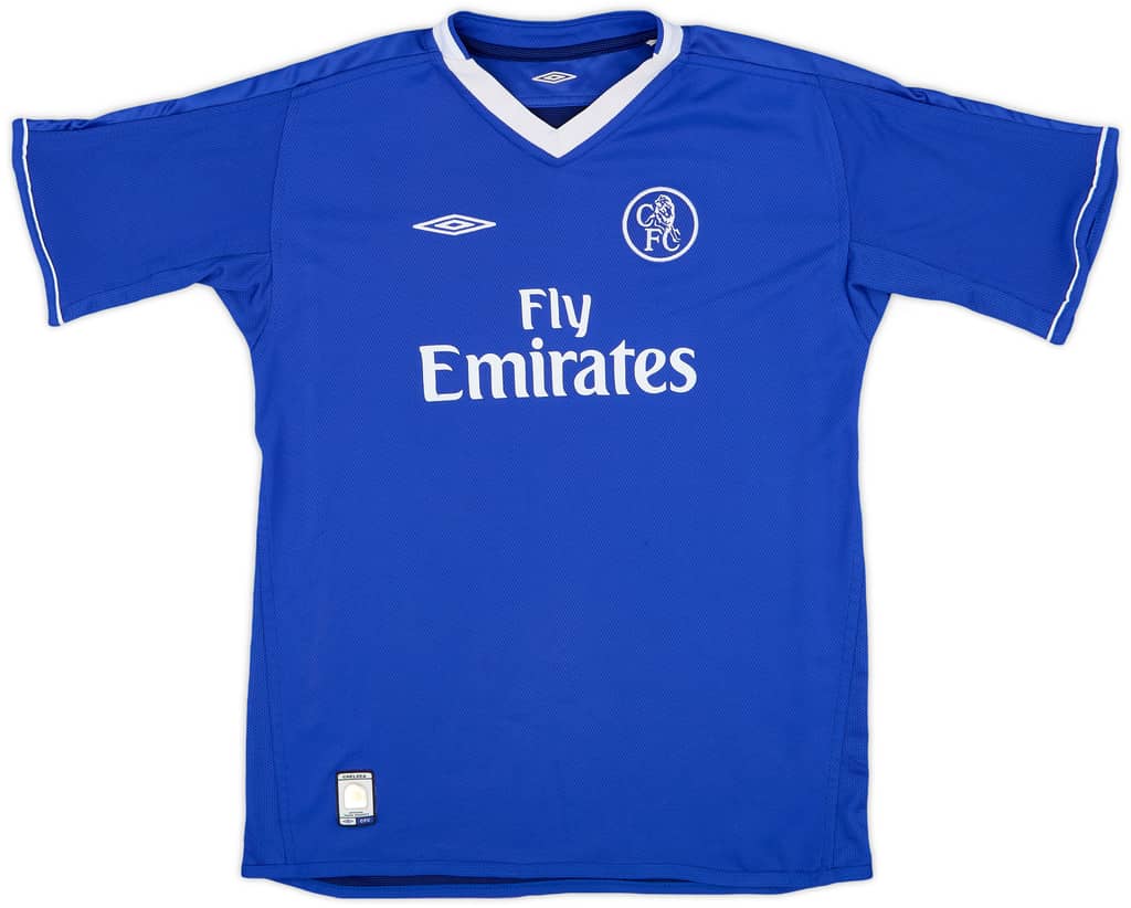 2003-05 Chelsea Home Shirt - 9/10 - (XL.Boys)
