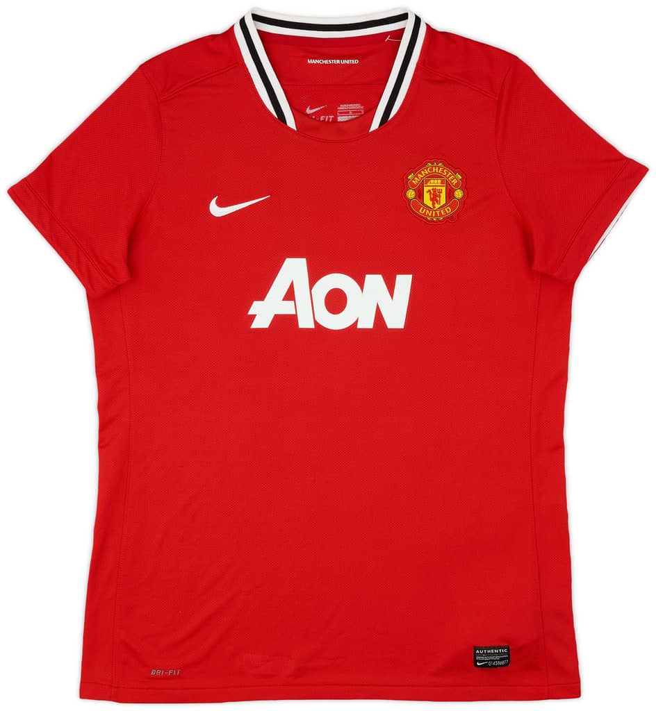 2011-12 Manchester United Home Shirt - 8/10 - (Women's L)