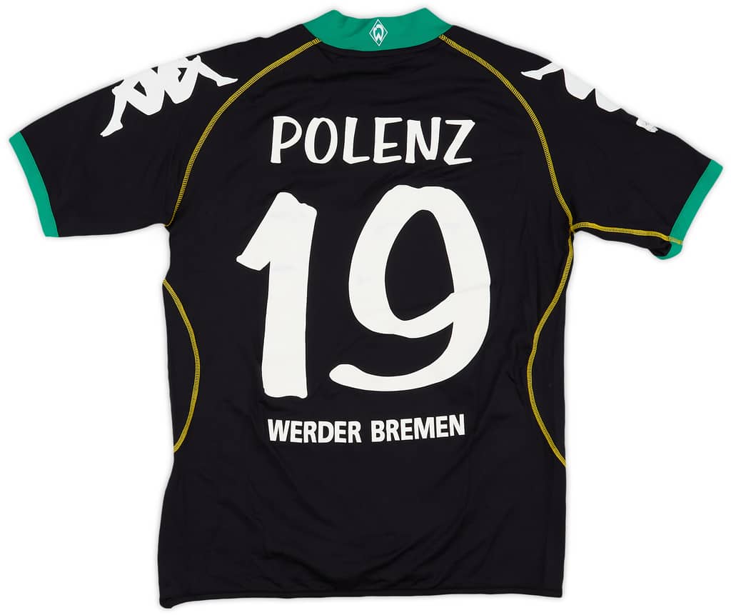 2006-07 Werder Bremen Match Issue UEFA Cup Third Shirt Polenz #19