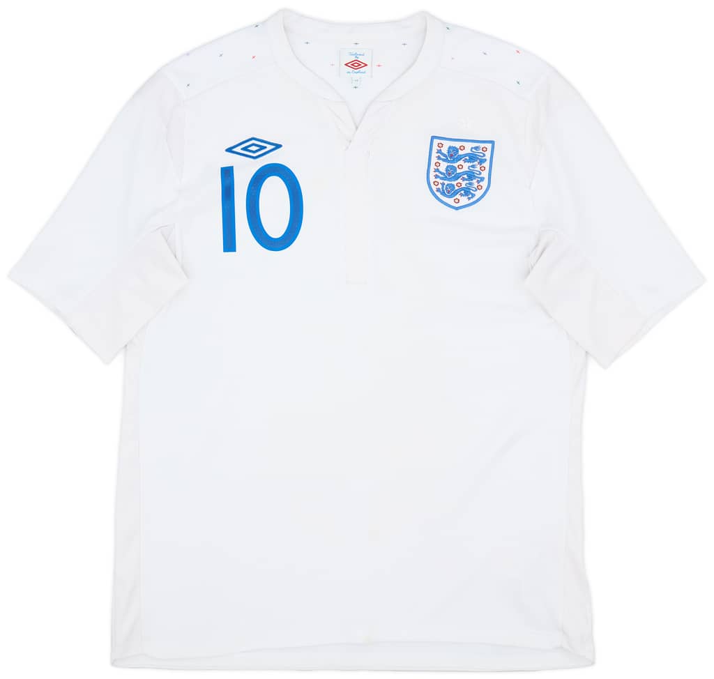 2010-11 England Home Shirt Rooney #10 - 8/10 - (L)