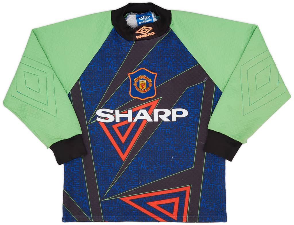 1994-96 Manchester United GK Shirt - 6/10 - (Y)