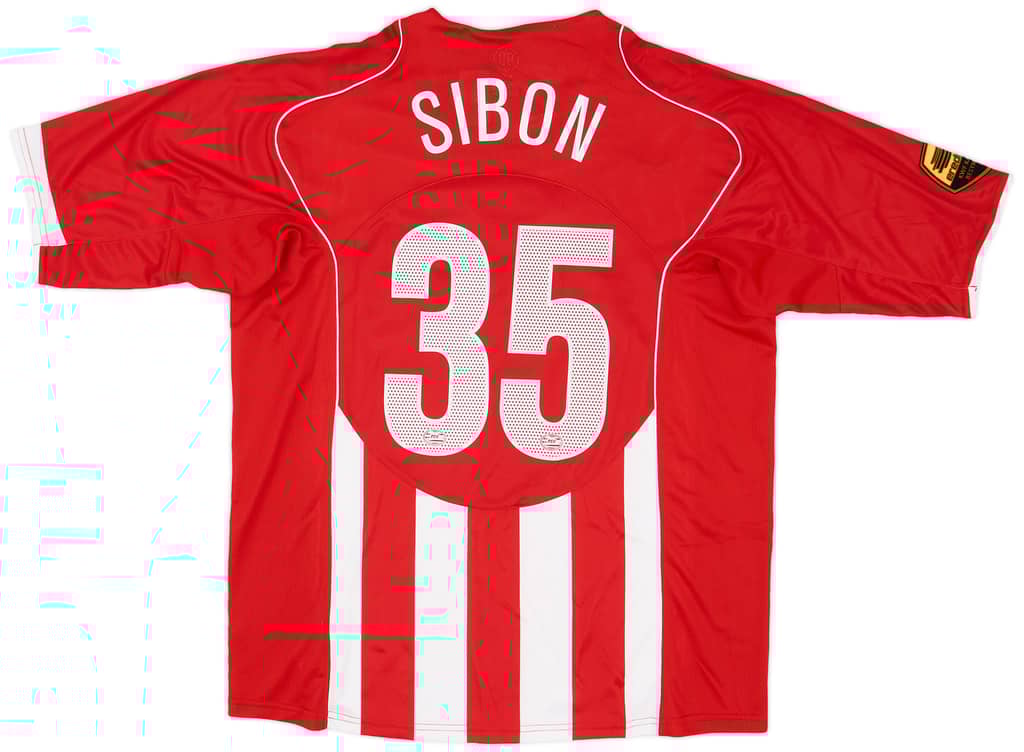 2005-06 PSV Match Issue Home Shirt Sibon #35