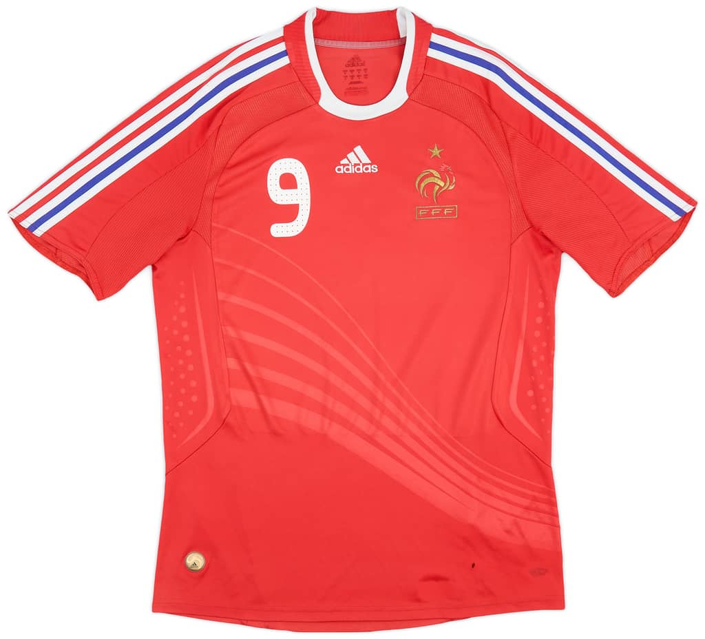 2007-08 France Away Shirt Benzema #9 - 5/10 - (M)