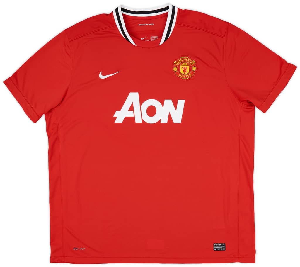 2011-12 Manchester United Home Shirt Rooney #10 - 9/10 - (3XL)