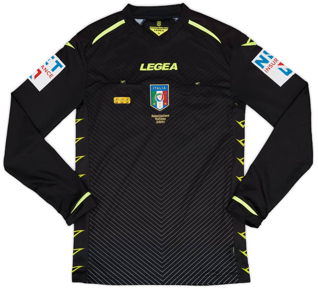 2020-22 Italy Diadora Referee L/S Shirt - 8/10 - (M)