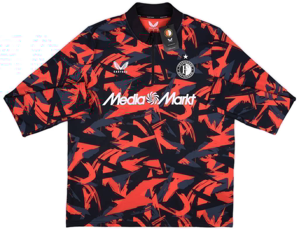 2024-25 Feyenoord Castore 1/4 Zip Training Top (XL)