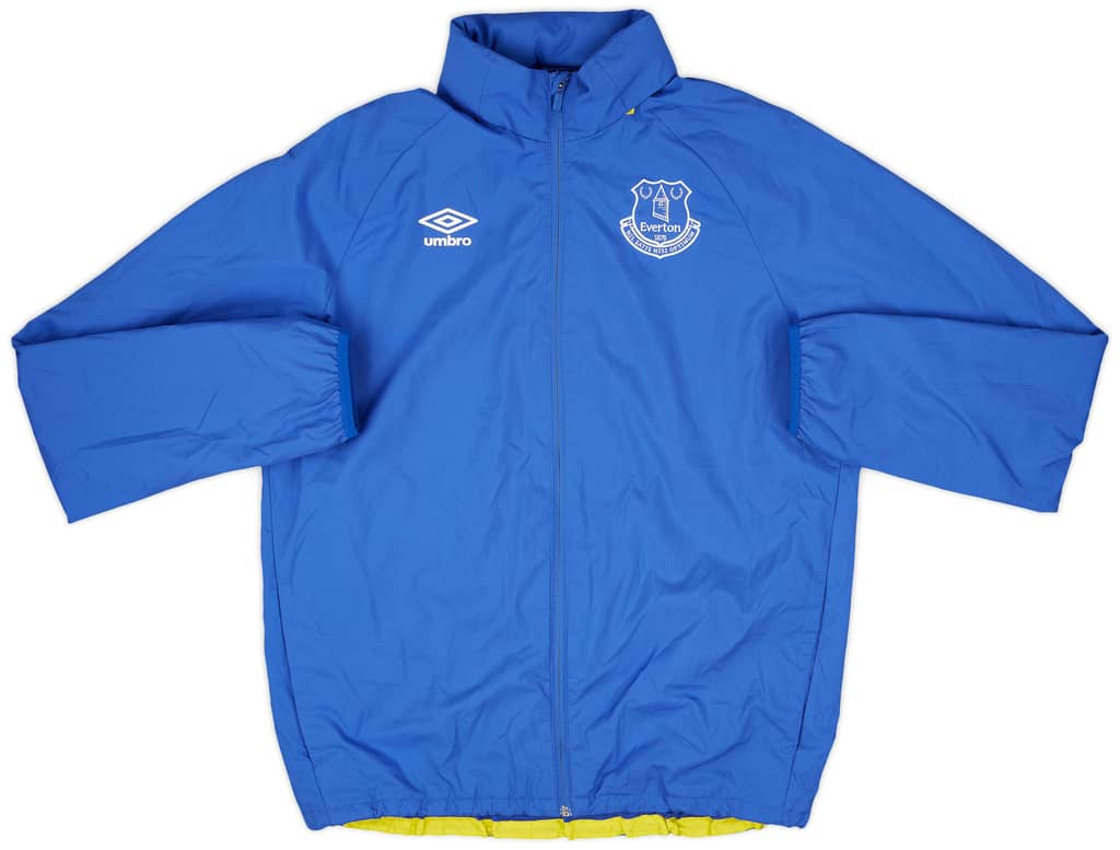 2016-17 Everton Umbro Hooded Rain Jacket - 9/10 - (L)