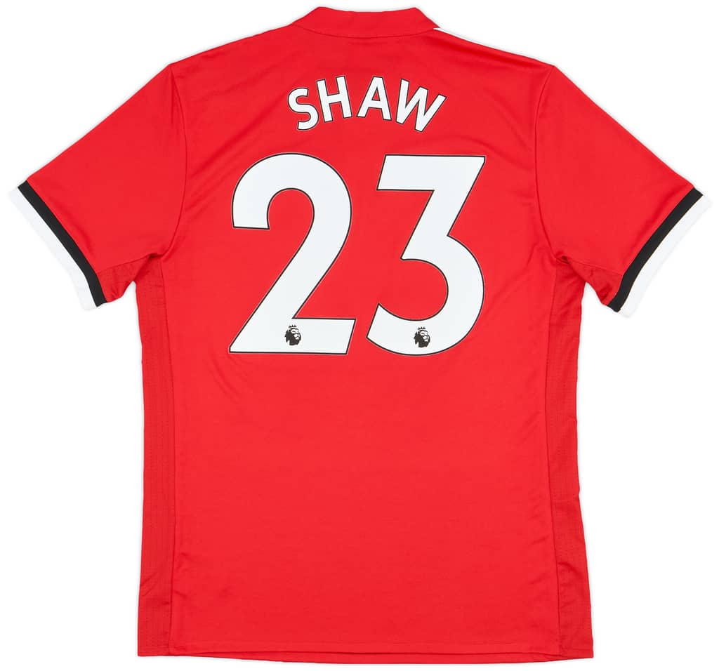 2017-18 Manchester United Home Shirt Shaw #23 (M)
