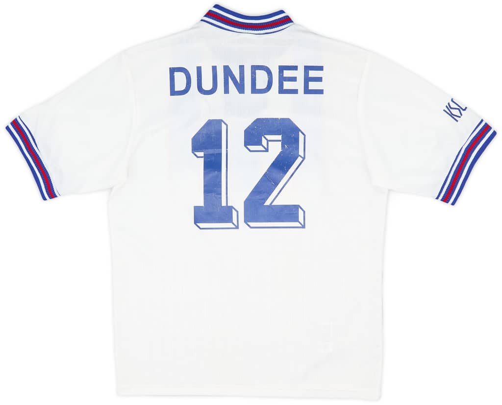 1996-98 Karlsruher Home Shirt Dundee #12 - 8/10 - (Y)