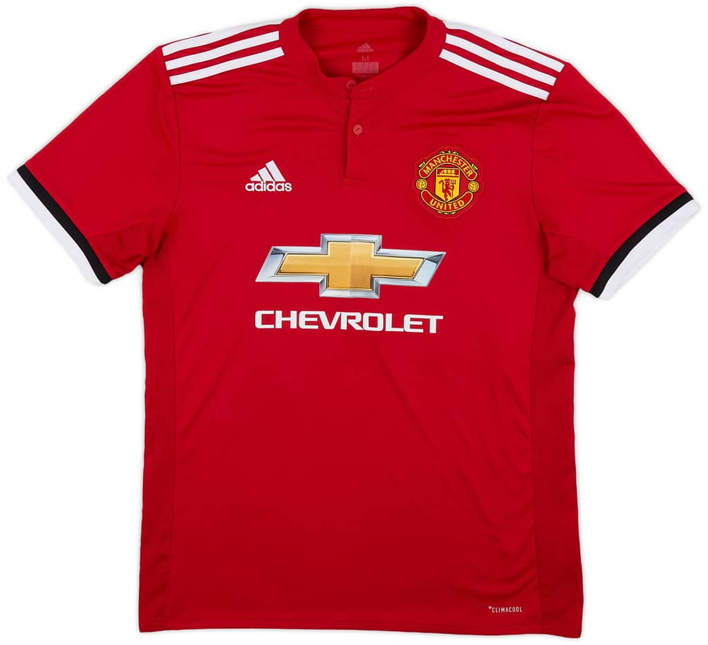 2017-18 Manchester United Home Shirt Shaw #23 - 10/10 - (M)