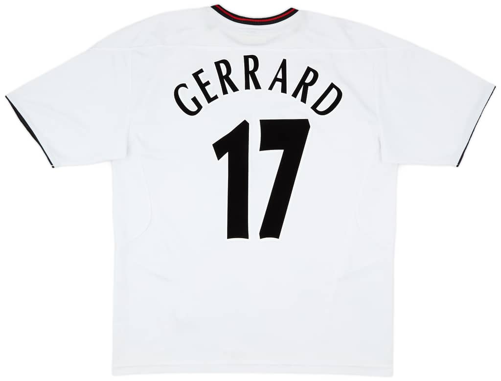 2003-04 Liverpool Away Shirt Gerrard #17 - 6/10 - (L)