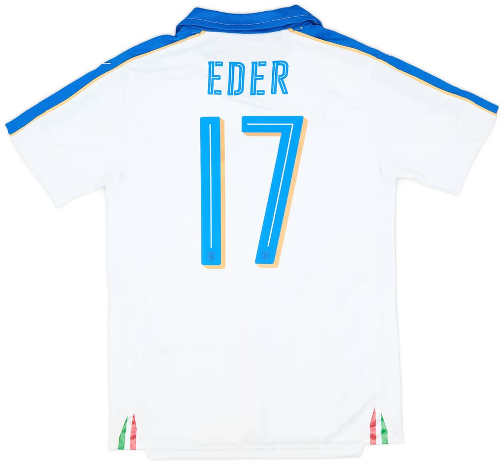 2016-17 Italy Away Shirt Eder #17 - 8/10 - (M)