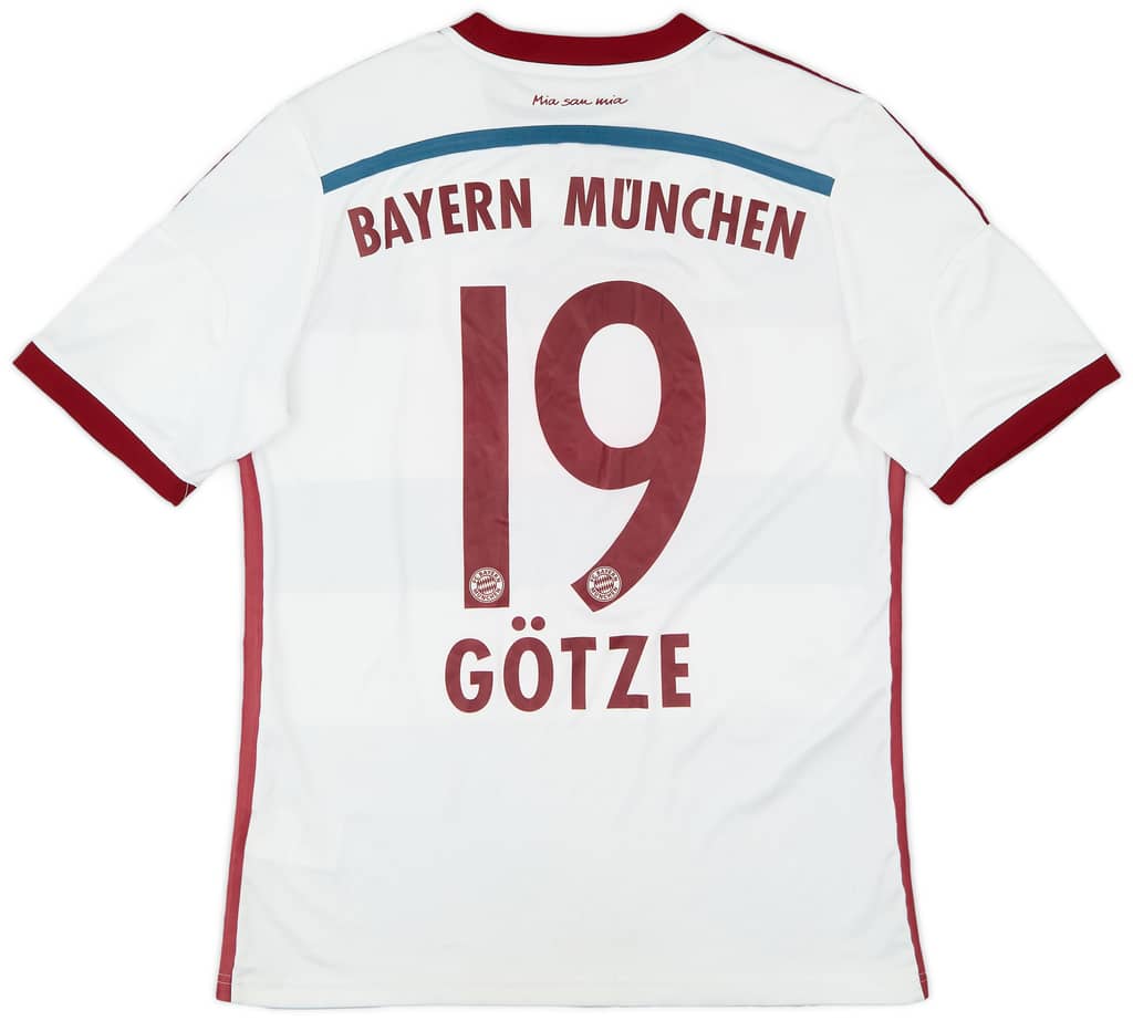 2014-15 Bayern Munich Away Shirt Gotze #19 - 6/10 - (XL.Boys)
