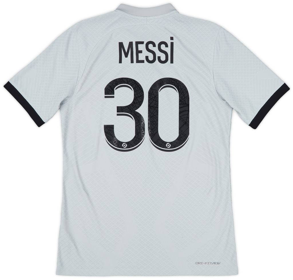 2022-23 Paris Saint-Germain Authentic Away Shirt Messi #30 - 9/10 - (S)