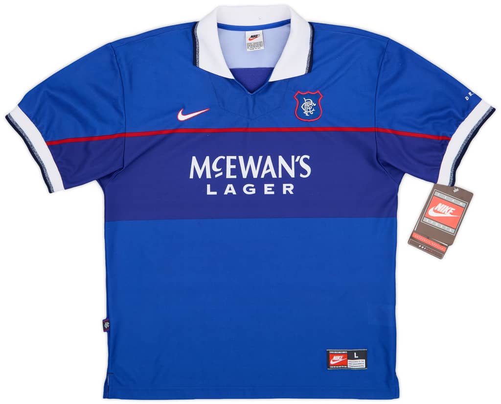 1997-99 Rangers Home Shirt Gascoigne #8 (L)