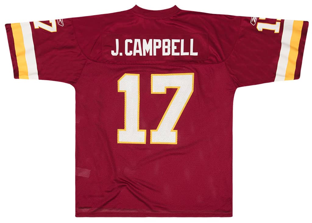 2008-09 Washington Redskins J. Campbell #17 Reebok On Field Jersey (Home) S