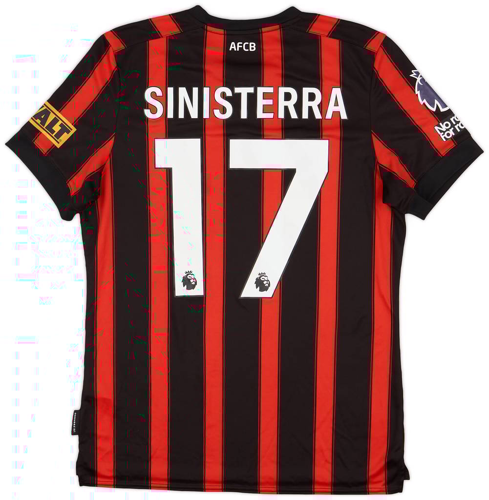 2023-24 Bournemouth Match Issue Home Shirt Sinisterra #17