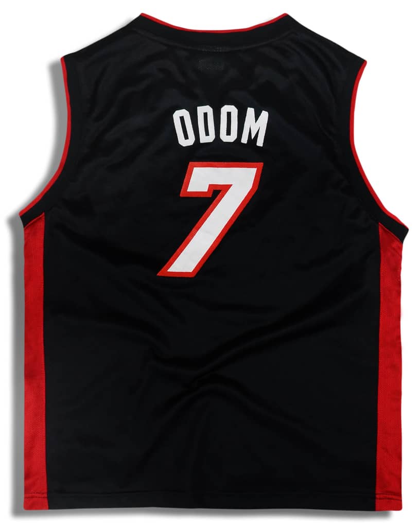2003-04 Miami Heat Odom #7 Reebok Jersey (Away) Y