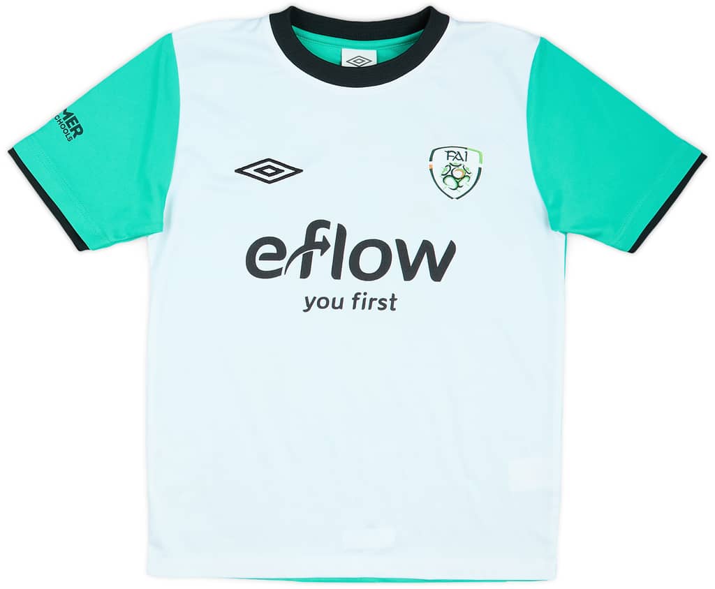 2012-14 Ireland Umbro 'Summer Soccer School' Training Shirt - 7/10 - (M.Boys)