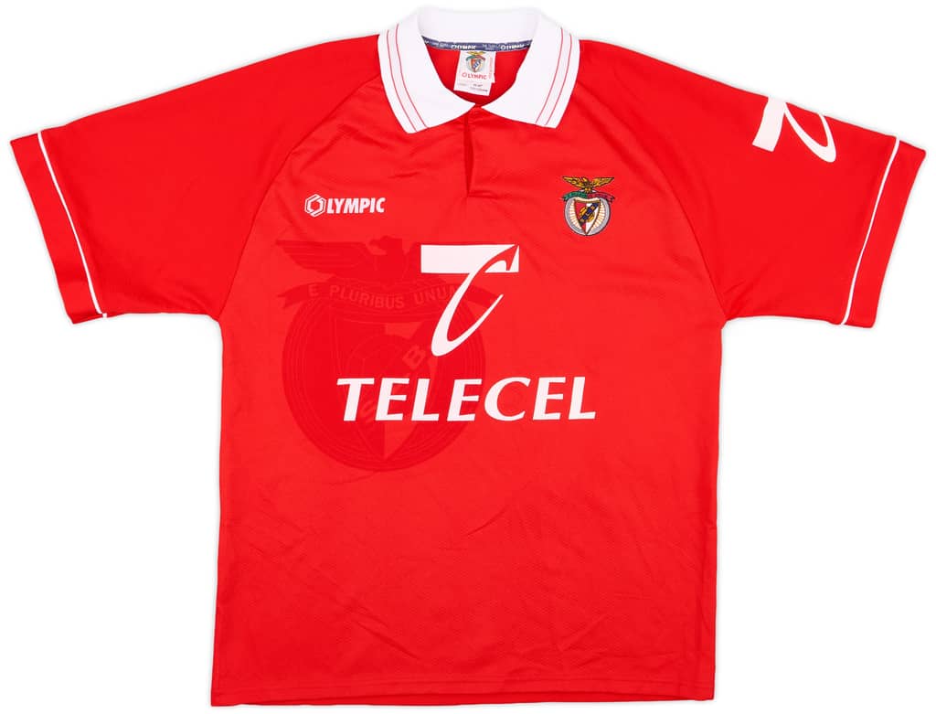 1996-97 Benfica Match Worn Home Shirt #5