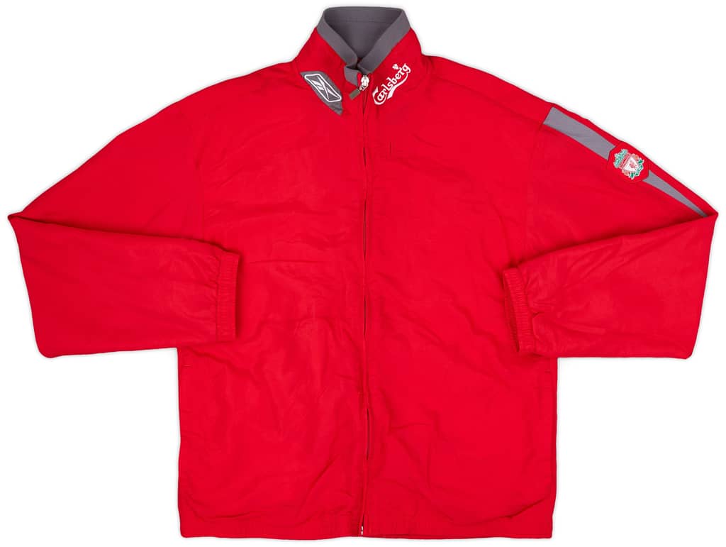 2005-06 Liverpool Reebok Track Jacket - 8/10 - (S)