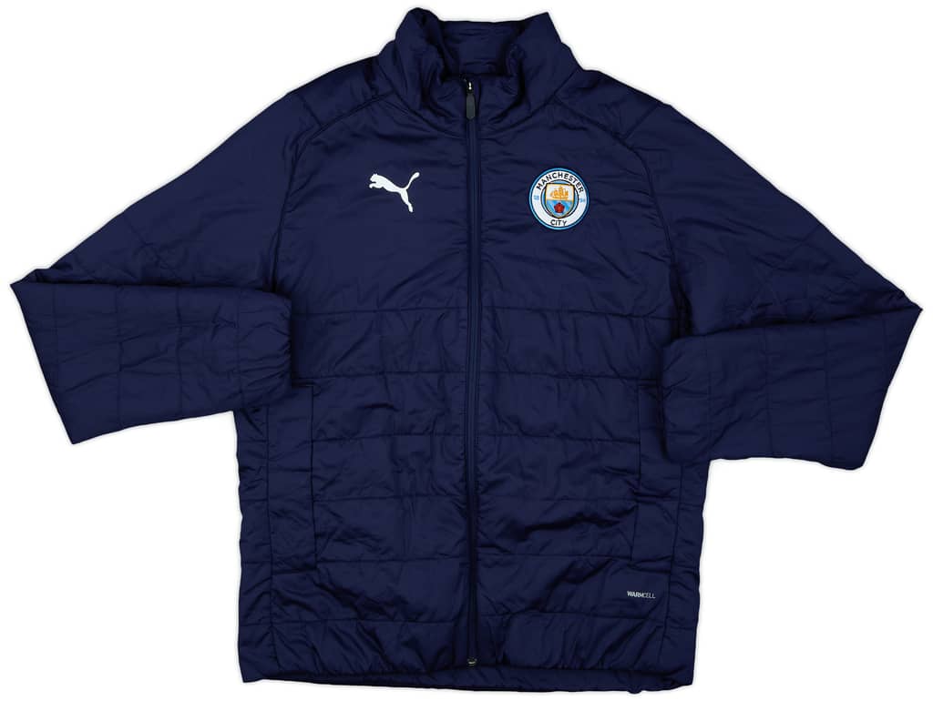 2018-19 Manchester City Puma Padded Bench Coat - 8/10 - (M)