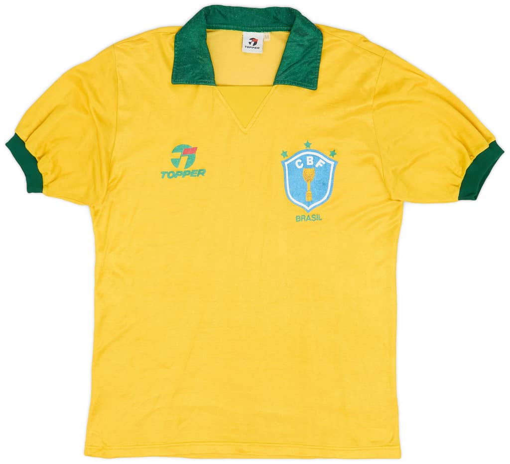 1985-88 Brazil Home Shirt - 7/10 - (M)